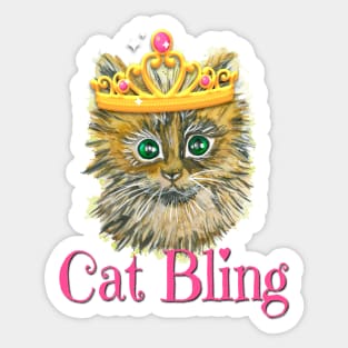 Cat Bling Sticker